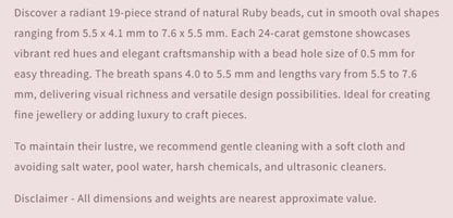 Text describing the product details of the gemstone beads , as seen on the Australian owned Melbourne Gemstone Beads shop.