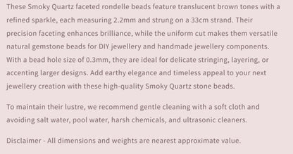Text describing the product details of the gemstone beads , as seen on the Australian owned and trusted bead supplier, Melbourne Gemstone Beads.
