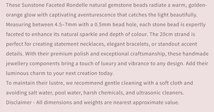 Text describing the product details of the gemstone beads , as seen on the Australian owned and trusted bead supplier, Melbourne Gemstone Beads.