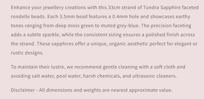 Text describing the product details of the gemstone beads , as seen on the Australian owned Melbourne Gemstone Beads shop.