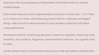 Text describing the product details of the gemstone beads , as seen on the Australian owned Melbourne Gemstone Beads shop.