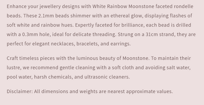 Text describing the product details of the gemstone beads , as seen on the Australian owned Melbourne Gemstone Beads shop.