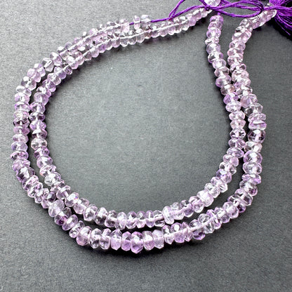 Handmade jewellery components featuring Amethyst beads with consistent size and premium finish.