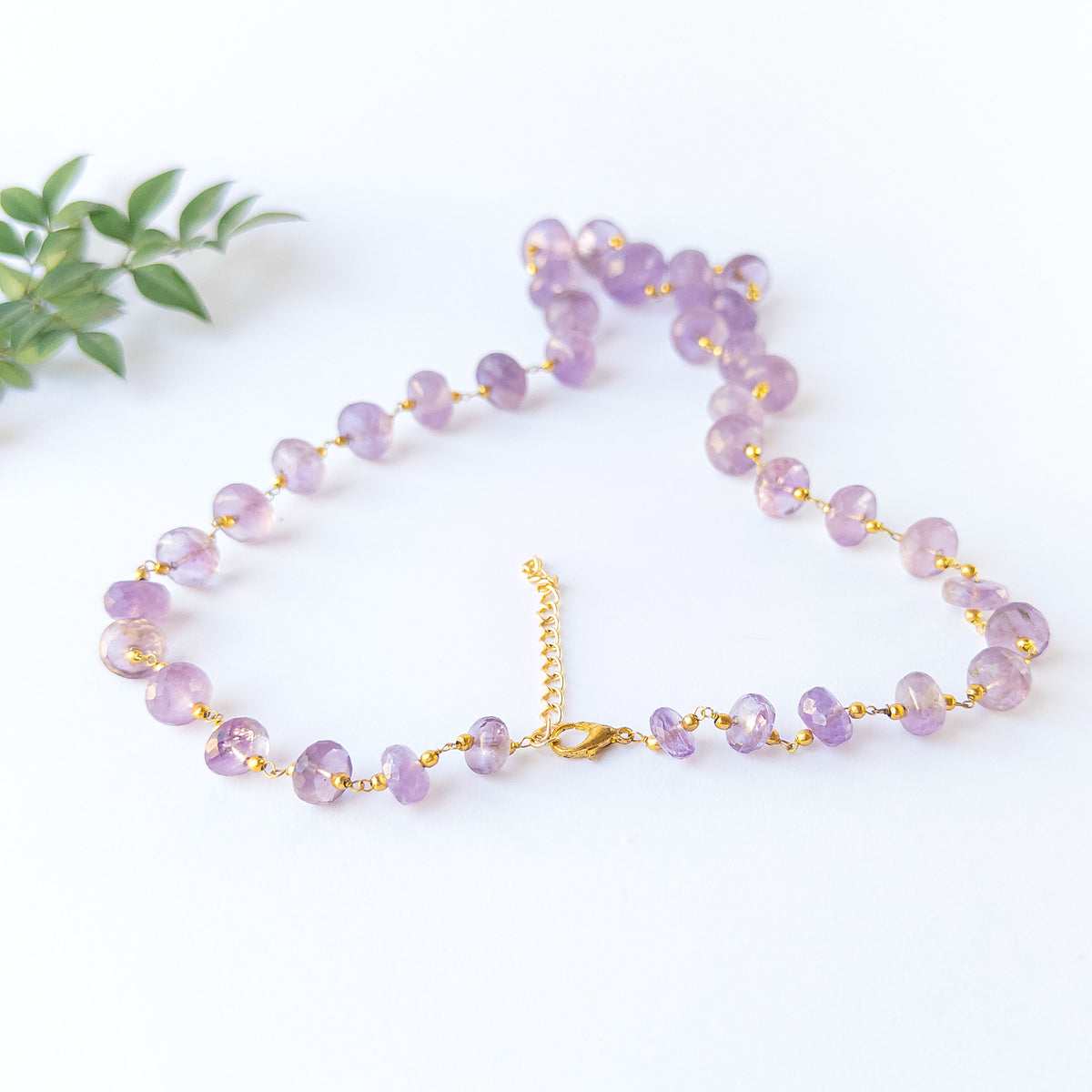 Natural Amethyst gemstone beads with bright sparkle and refined faceting for premium stone bead designs.