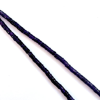 Amethyst stone beads with polished finish and rich colour saturation.