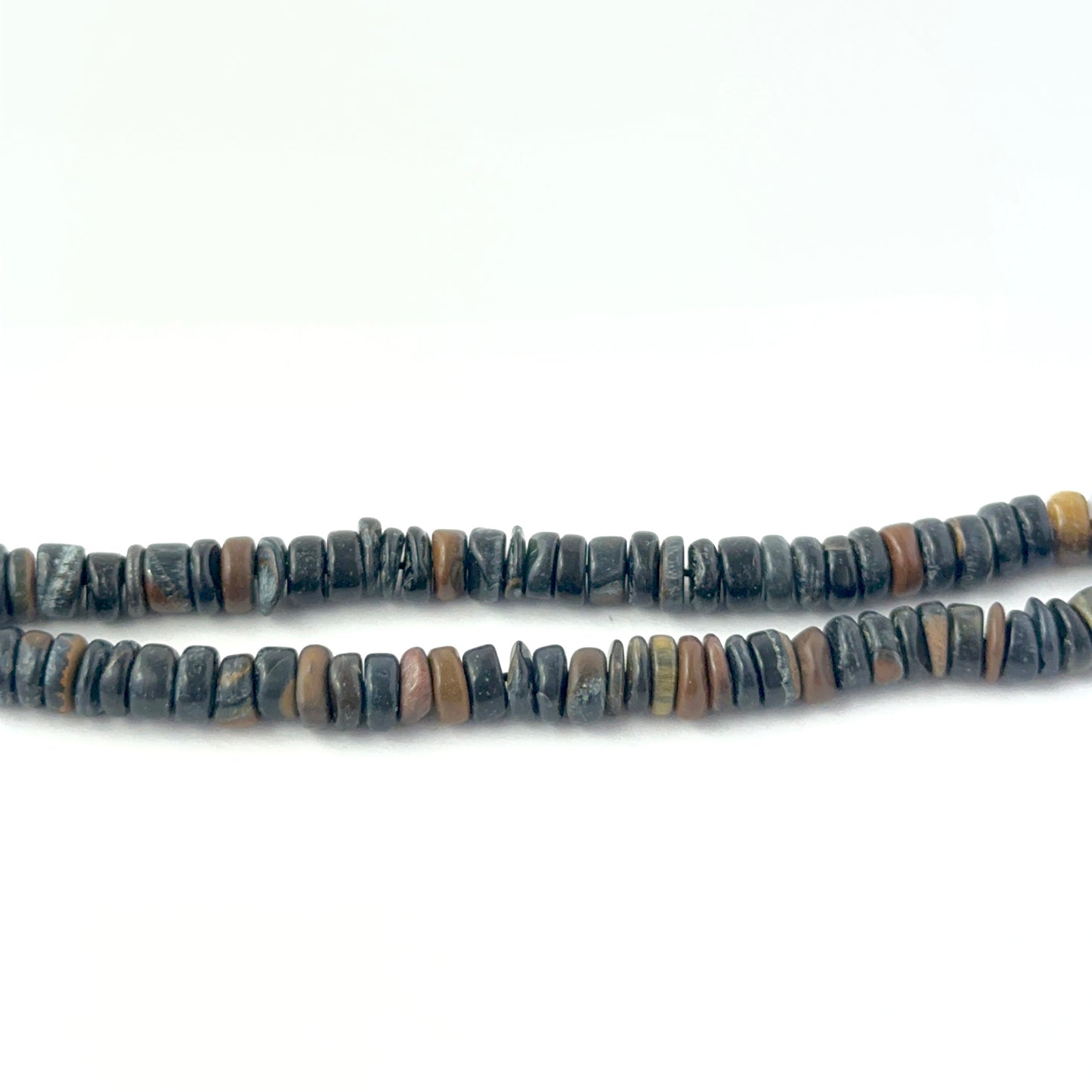 Authentic Tiger Eye smooth wheel beads with rich shine and banding, ideal gemstone beads for professional jewellery.