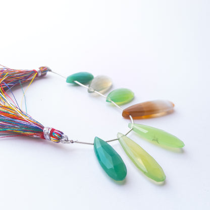 High‑quality Chalcedony stone beads perfect for gemstone beads for DIY jewellery projects.