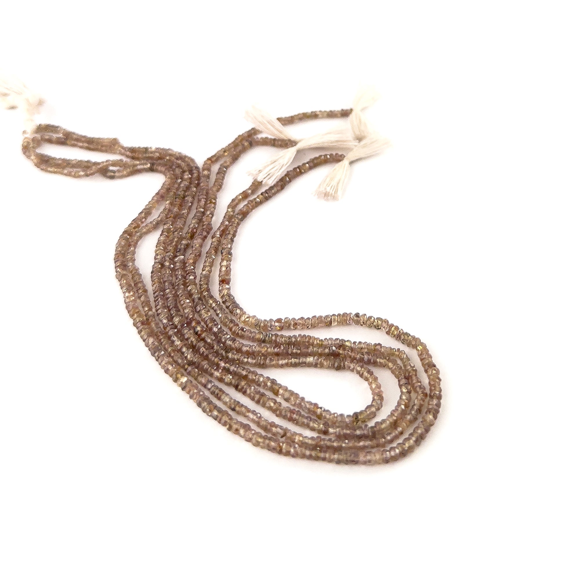 Change Garnet rondelle beads featuring sharp facets and vibrant red hues in consistent 3mm sizing.