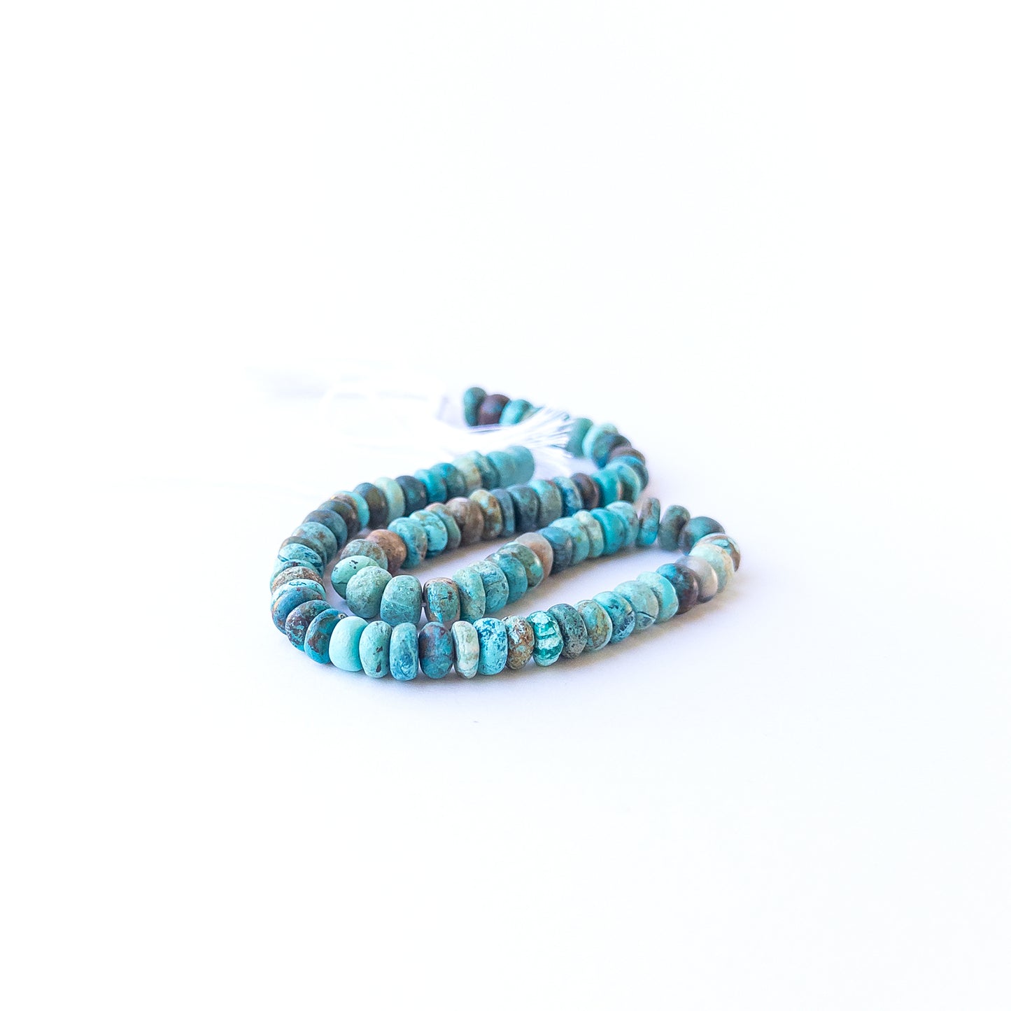 Authentic Chrysocolla gemstone beads ideal for handmade jewellery components and artisan designs.
