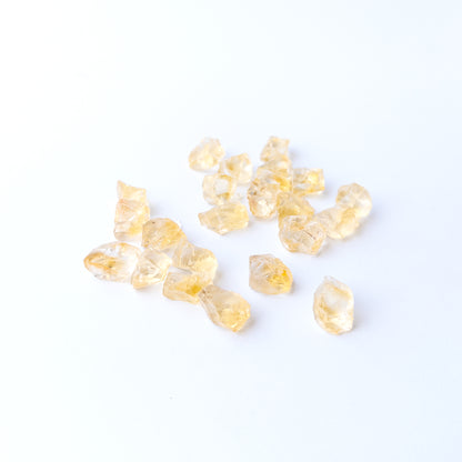 High‑quality undrilled Citrine rough stones ideal for handmade jewellery components and crystal art.