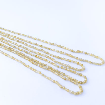 High‑quality Cubic Zirconia beads with polished faceted rondelle shapes, ideal for artisan jewellery designs.