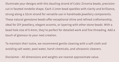 Text describing the product details of the gemstone beads , as seen on the Australian owned and trusted bead supplier, Melbourne Gemstone Beads.