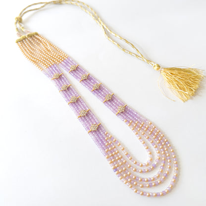 cubic zirconia faceted rondelle beads necklace with luminous shine and elegant finish.