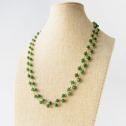 emerald gemstone beads with carved texture and bright sparkle for premium stone bead jewellery designs.