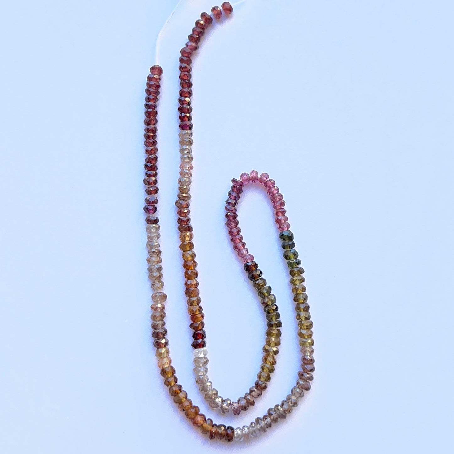 Faceted Tourmaline | 3.5-4mm Bead Size | 34cms Strand Length