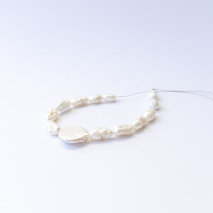 High‑quality freshwater pearl beads with organic baroque forms, perfect for artisan jewellery.
