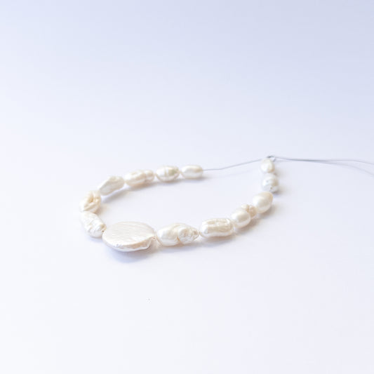 High‑quality freshwater pearl beads with organic baroque forms, perfect for artisan jewellery.