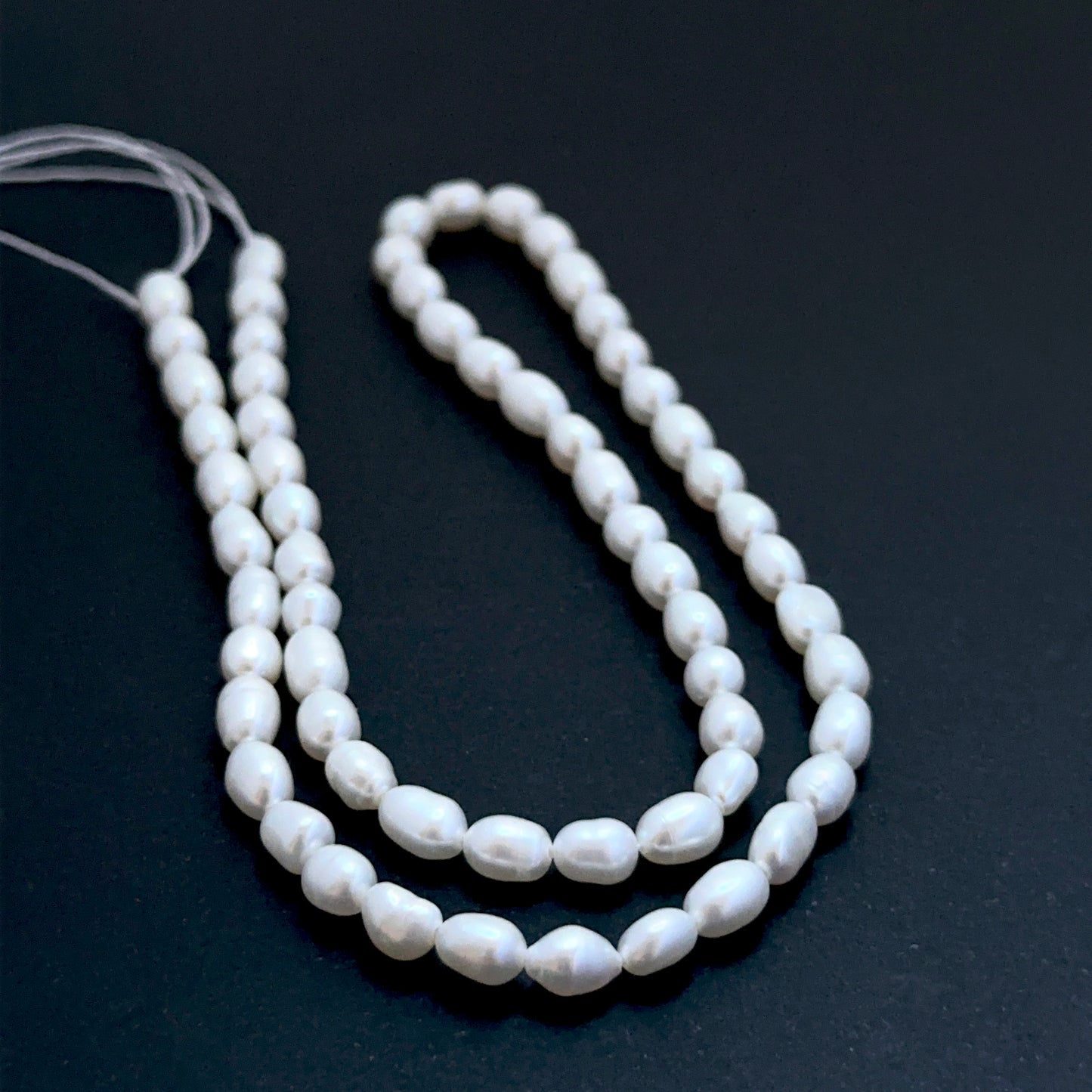 Freshwater Pearls oval 4.5mm gemstone.