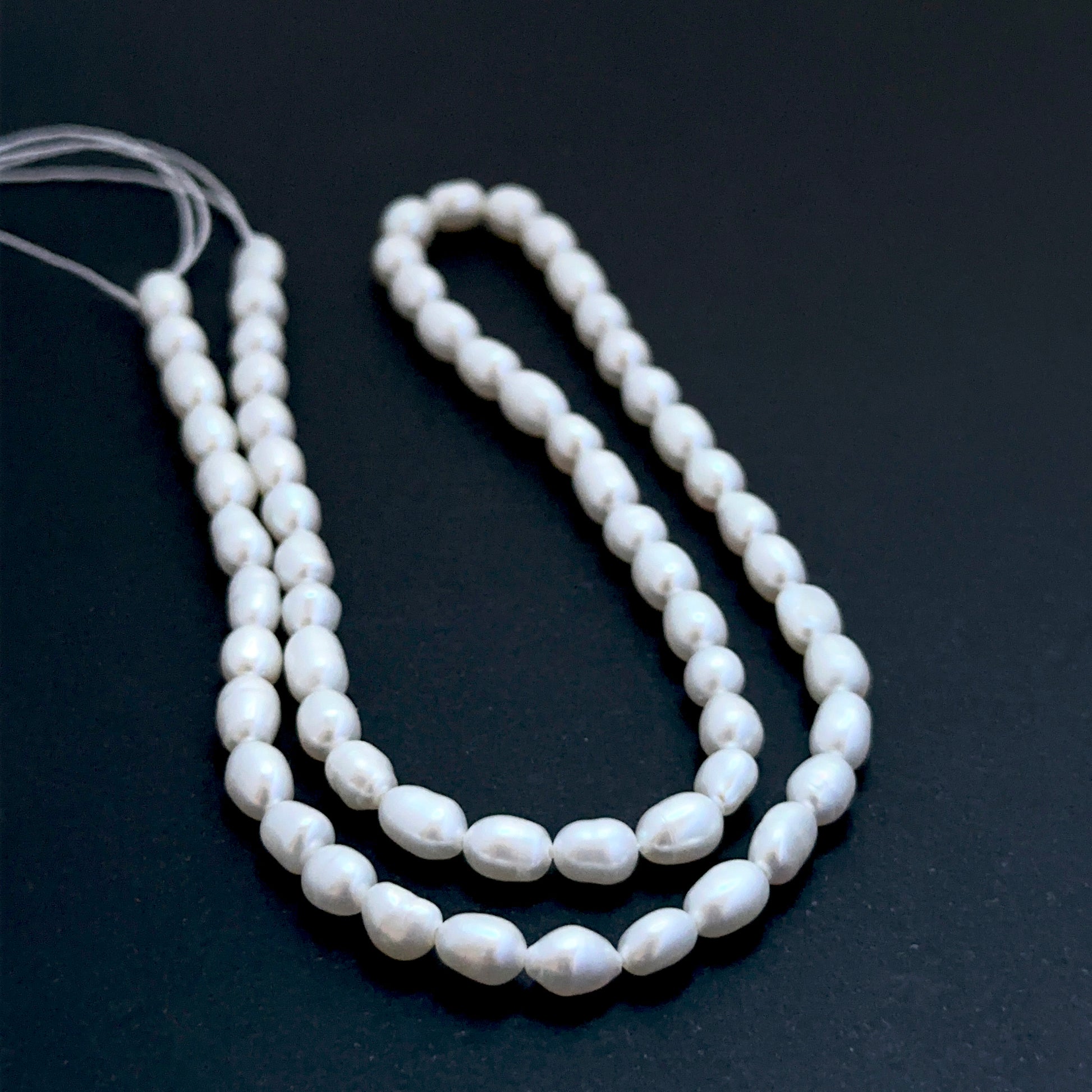 Freshwater Pearls oval 4.5mm gemstone.