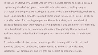 Text describing the product details of the gemstone beads , as seen on the Australian owned and trusted bead supplier, Melbourne Gemstone Beads.