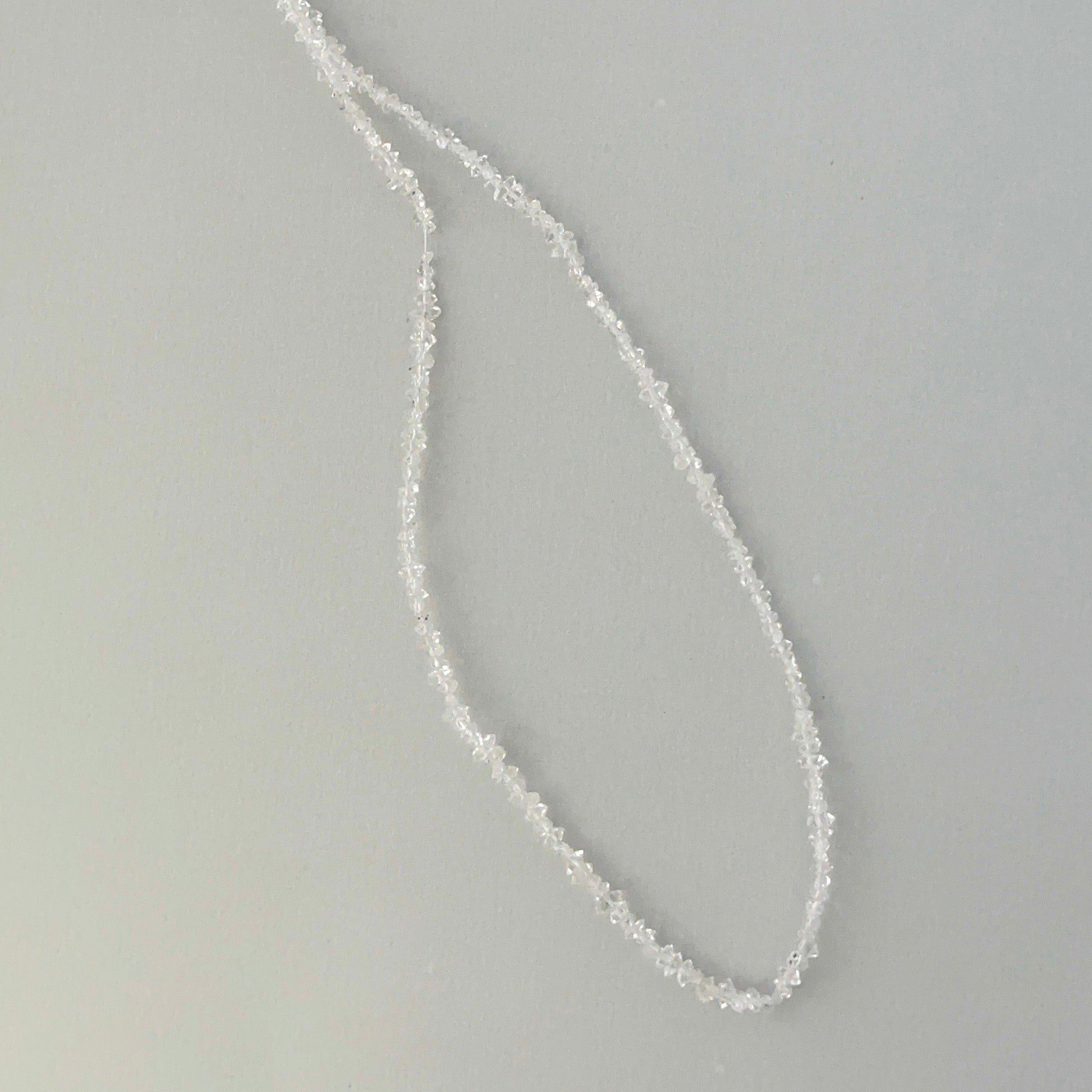  Herkimer diamond Quartz chip beads range from 2–2.5mm