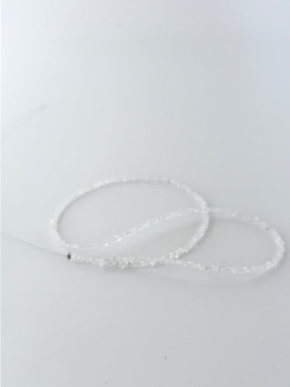 Herkimer Diamond chips with natural sparkle and irregular form for creative jewellery designs