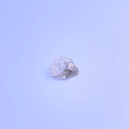 Herkimer Diamond crystal displayed as a single 62-carat piece.