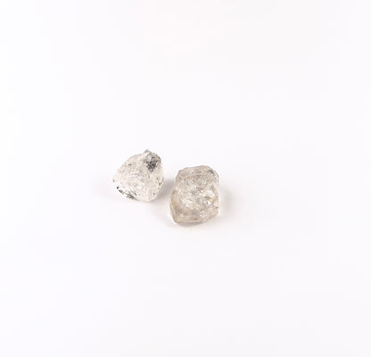 High‑quality Herkimer Diamond rough pieces with bright internal reflections and natural formation, totalling 131 carats.