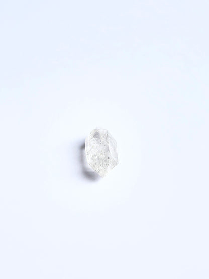 Herkimer Diamond rough piece arranged to showcase its clear facets and suitability for jewellery making.