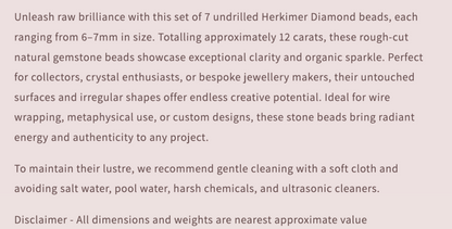 Text describing the product details of the gemstone beads , as seen on the Australian owned and trusted bead supplier, Melbourne Gemstone Beads.