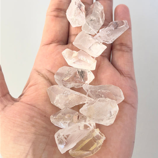 Gemstone beads for DIY jewellery featuring oversized 30mm Herkimer Diamond crystals