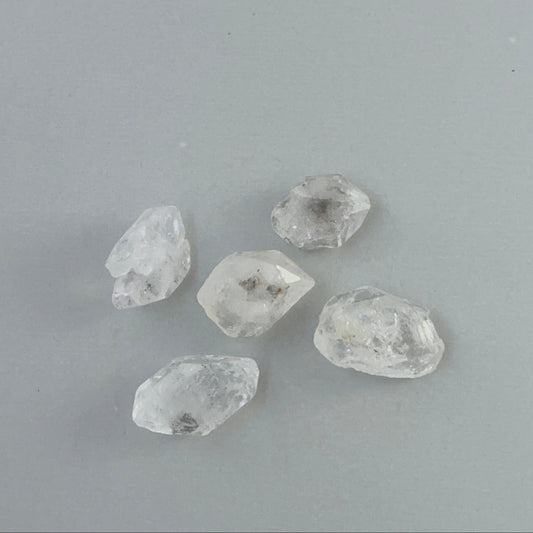 Rough Herkimer Diamond crystals 18-23mm by 14.5-16mm undrilled for wire wrapping and collectors