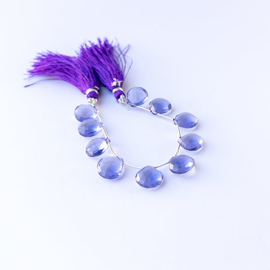 Genuine stone beads in vivid tones, featuring faceted briolettes for DIY jewellery making.