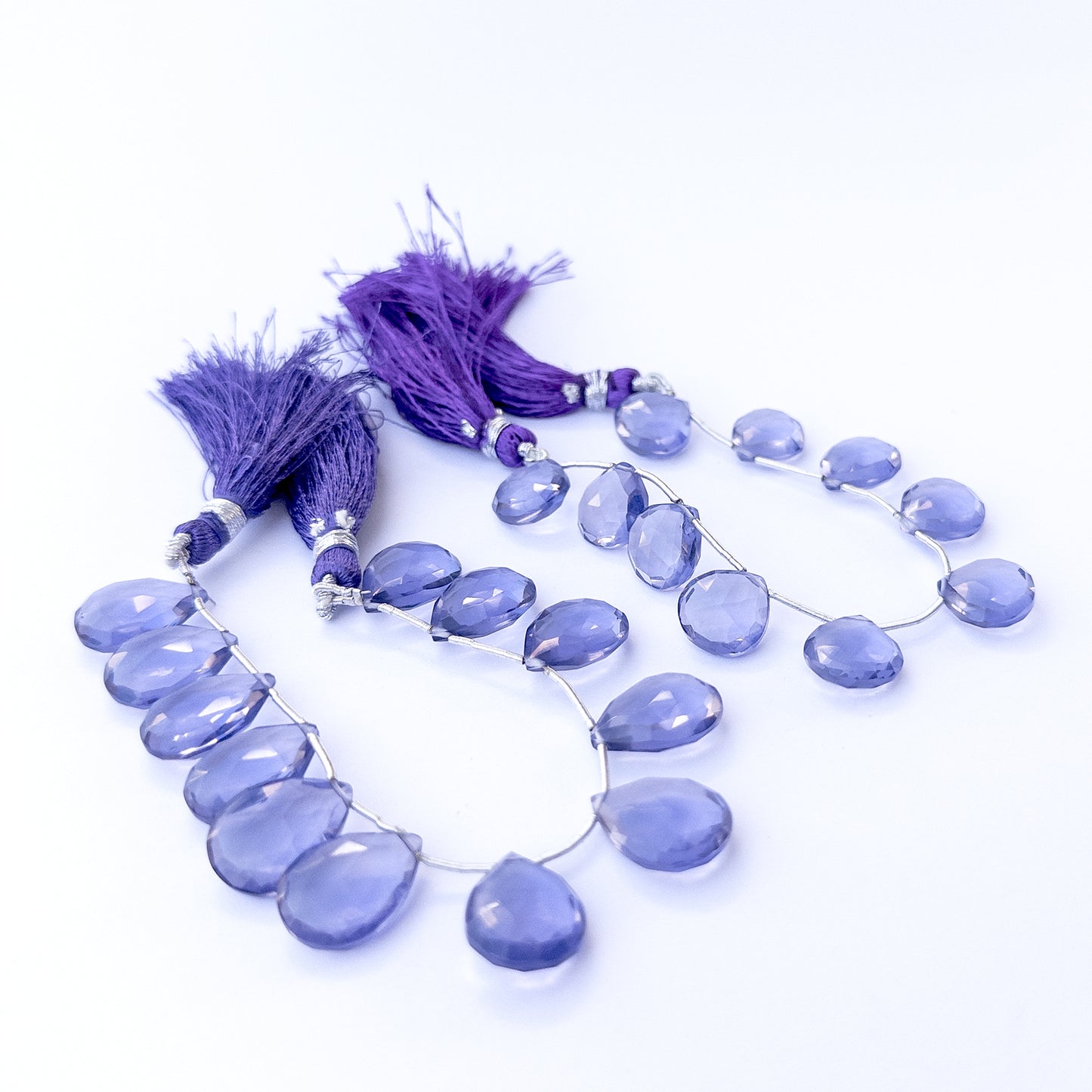 Authentic hydro gemstone beads showcasing vibrant colour and precision faceting for premium jewellery designs.