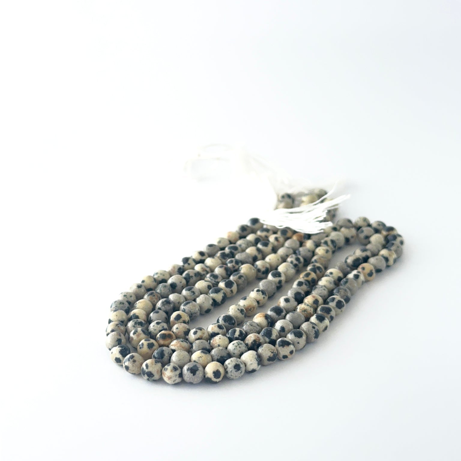 Jasper round beads with genuine earthy colour and smooth shaping for creative jewellery designs