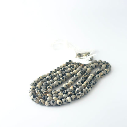 Jasper round beads with genuine earthy colour and smooth shaping for creative jewellery designs