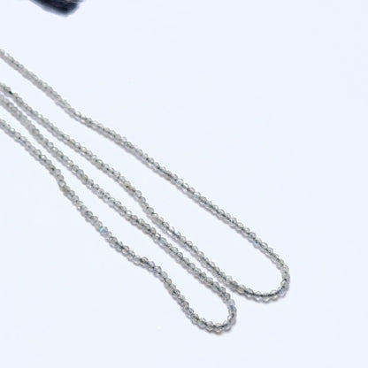 Green Opal natural gemstone beads in faceted rondelle shape, ideal for artisan jewellery and creative DIY beadwork.