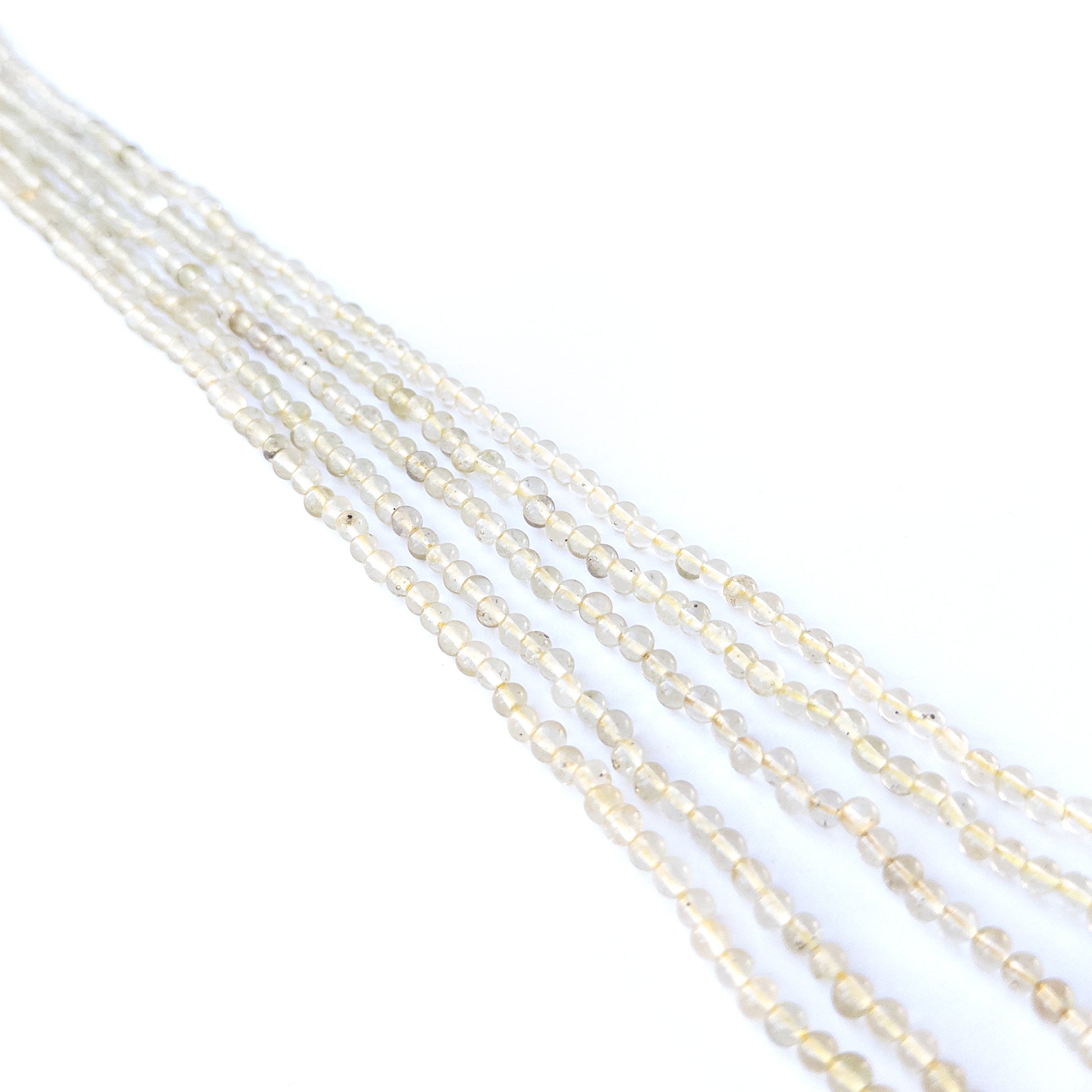 High‑quality Lemon Quartz round beads with radiant yellow tones ideal for gemstone bead jewellery making.