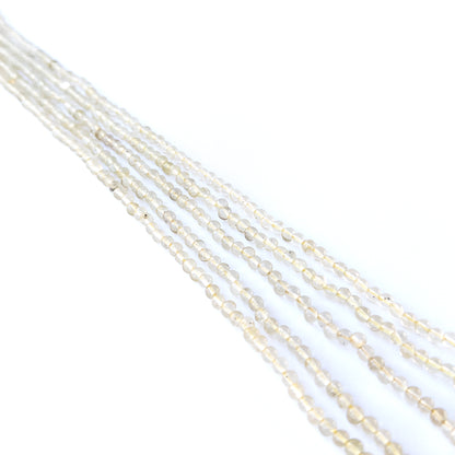 High‑quality Lemon Quartz round beads with radiant yellow tones ideal for gemstone bead jewellery making.
