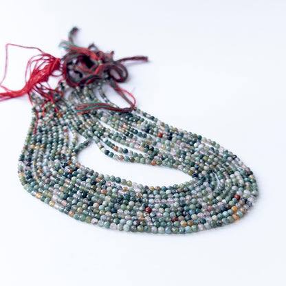 Authentic Mixed Agate stone beads with faceted rondelle cut, ideal for DIY jewellery makers seeking high‑quality gemstone components.