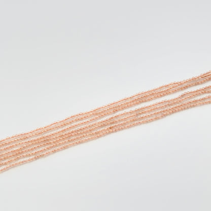Moonstone | Faceted Rondelle | 1.9-2mm Bead Size | 32cm Strand Length