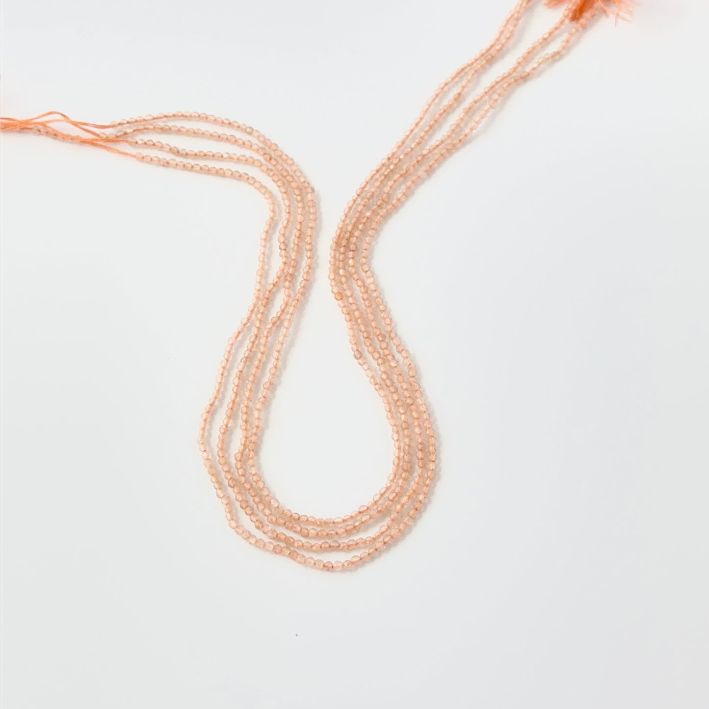 Moonstone | Faceted Rondelle | 1.9-2mm Bead Size | 32cm Strand Length