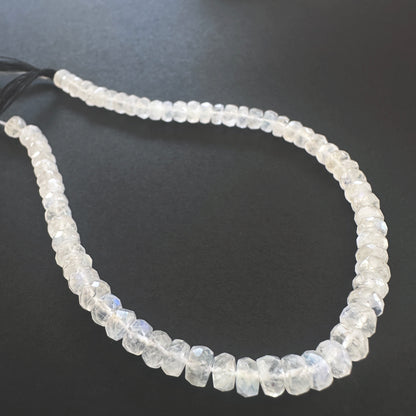 Handmade jewellery components featuring 5mm Moonstone stone beads.