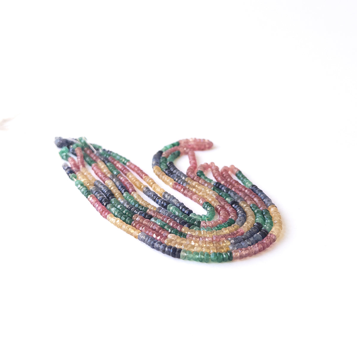 High‑quality Multi Precious gemstone beads with brilliant faceting and natural colour variation.