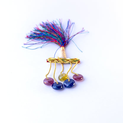 Authentic multi precious gemstone beads with polished faceted rondelle cuts for jewellery making.