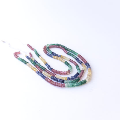 High‑quality Multi Precious gemstone beads with brilliant faceting and natural colour variation.