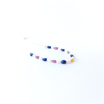 High‑quality smooth oval precious gemstone beads paired with freshwater pearls for handmade jewellery components.