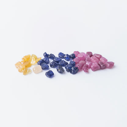 High‑quality multi precious rough stones ideal for handmade jewellery components and crystal art.