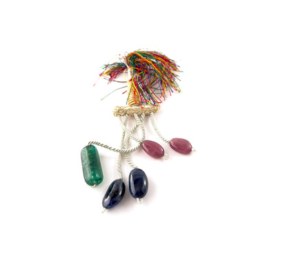 Assorted precious gemstone tumbles in smooth 10–13mm pieces, offering rich mixed hues in a 65‑carat collection.