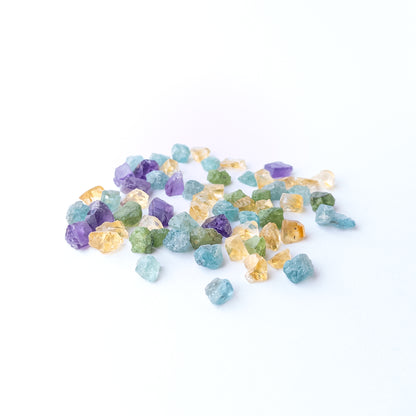 High‑quality multi stone rough pieces ideal for handmade jewellery components and crystal art.